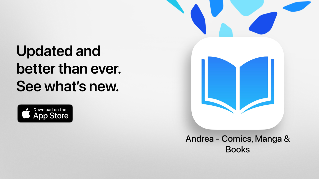 Andrea — Comics, Manga & Books, now on the App Store