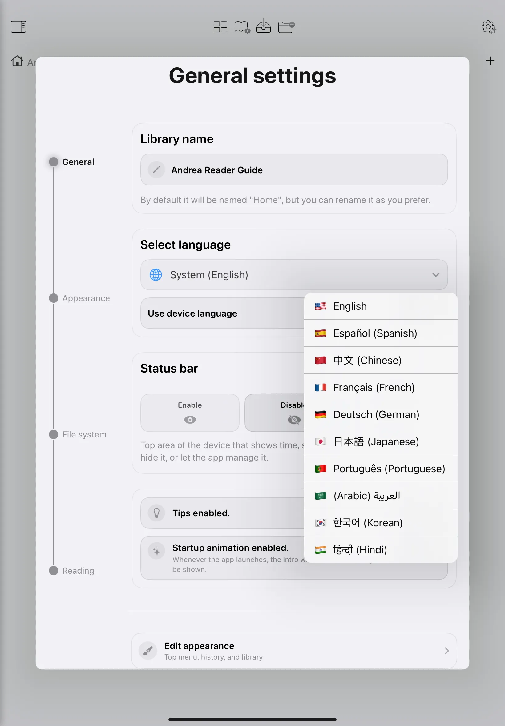 General Settings 2